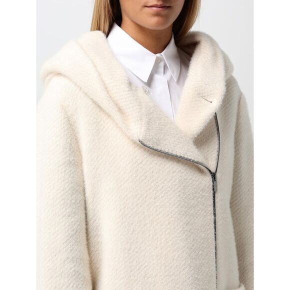 Hanita Coat Woman Butter - Picture 4 of 4